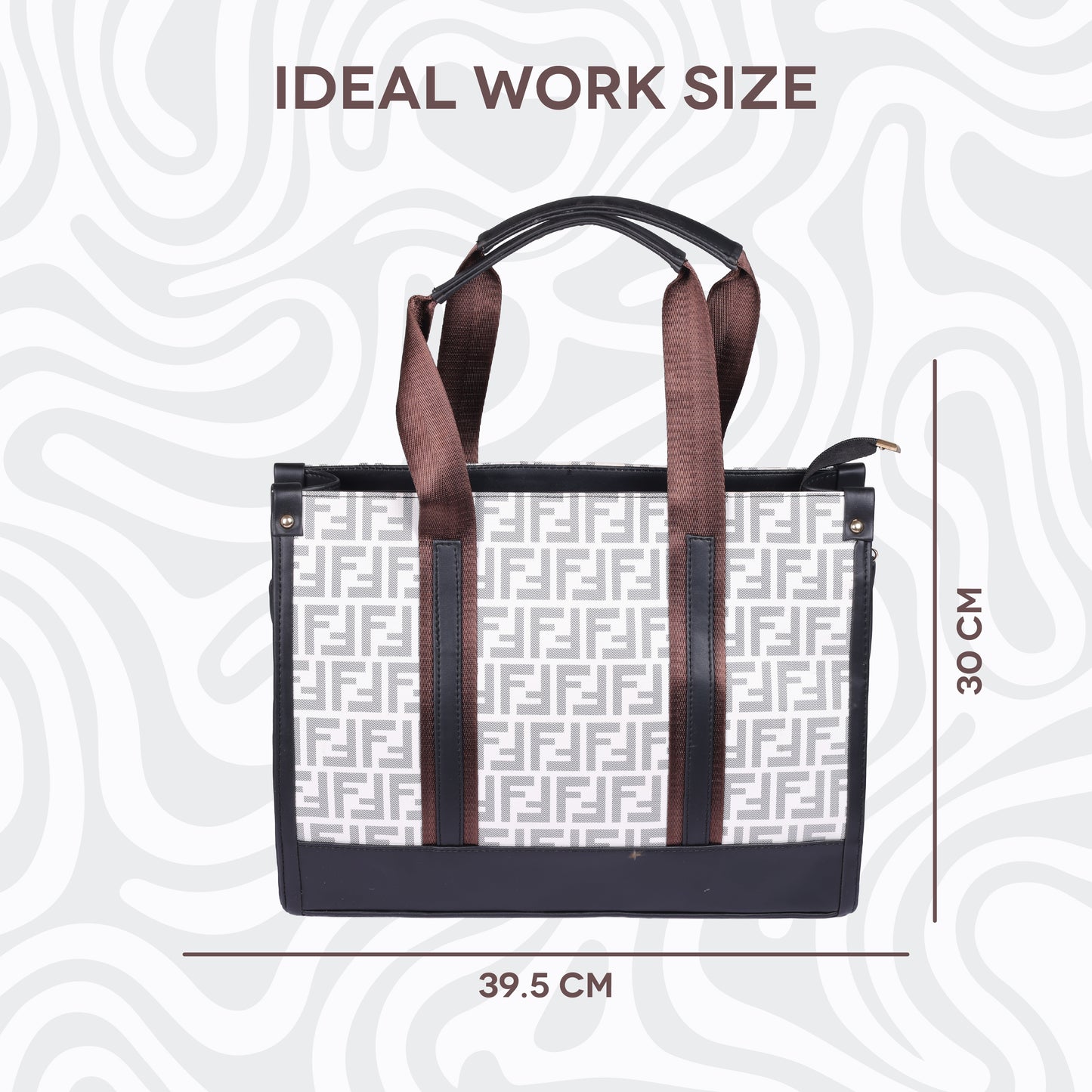 Premium Monogram Office Tote