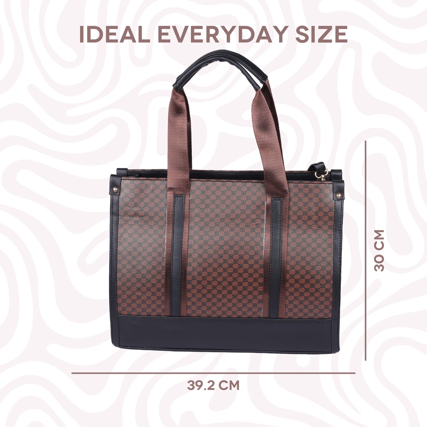 Classic Brown Monogram Tote Bag