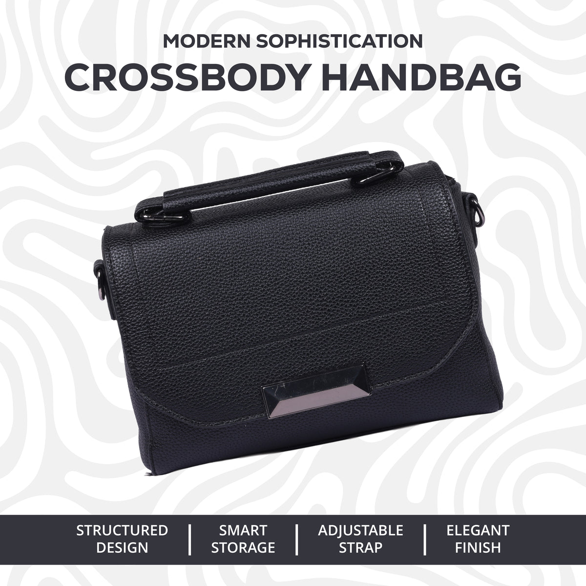 Modern Sophistication Crossbody Handbag