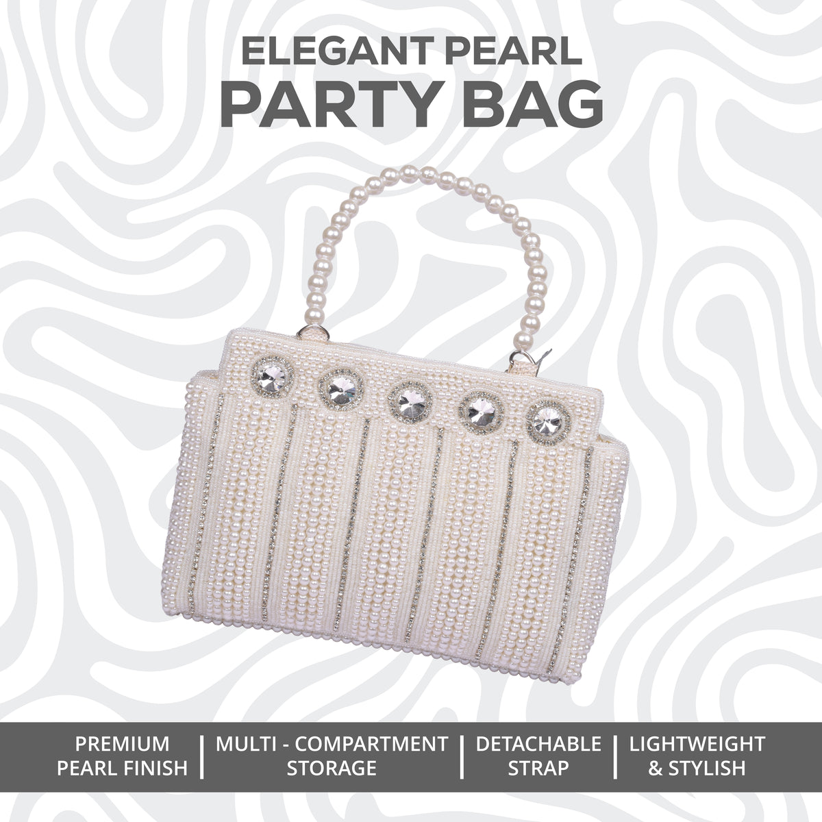 Elegant Pearl Party Bag