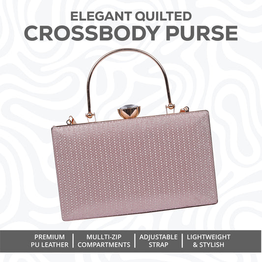 Elegant Quilted Crossbody Purse