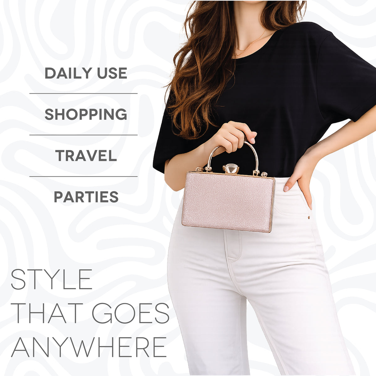 Elegant Quilted Crossbody Purse