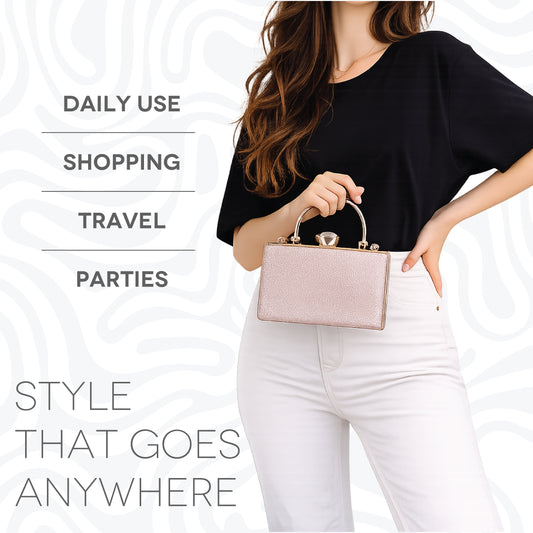 Elegant Quilted Crossbody Purse