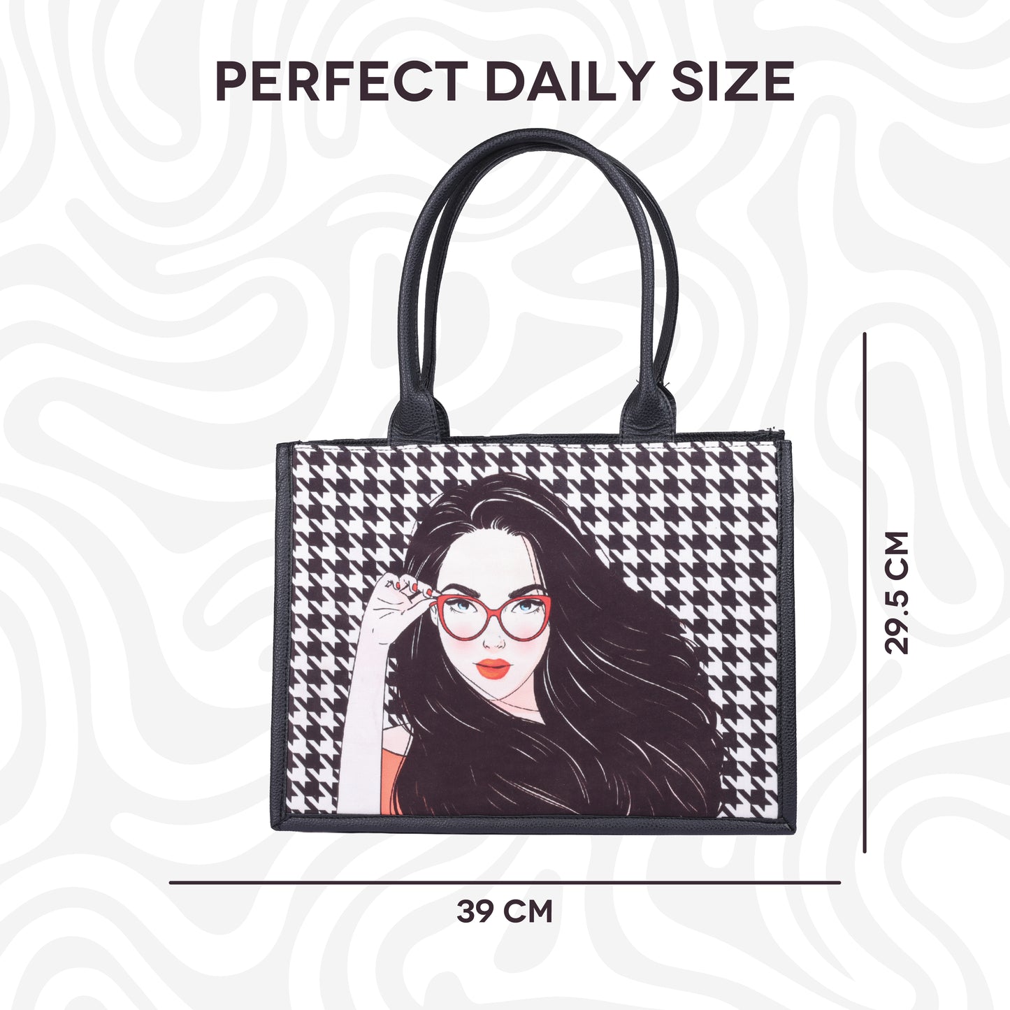 Trendy Printed Tote Bag