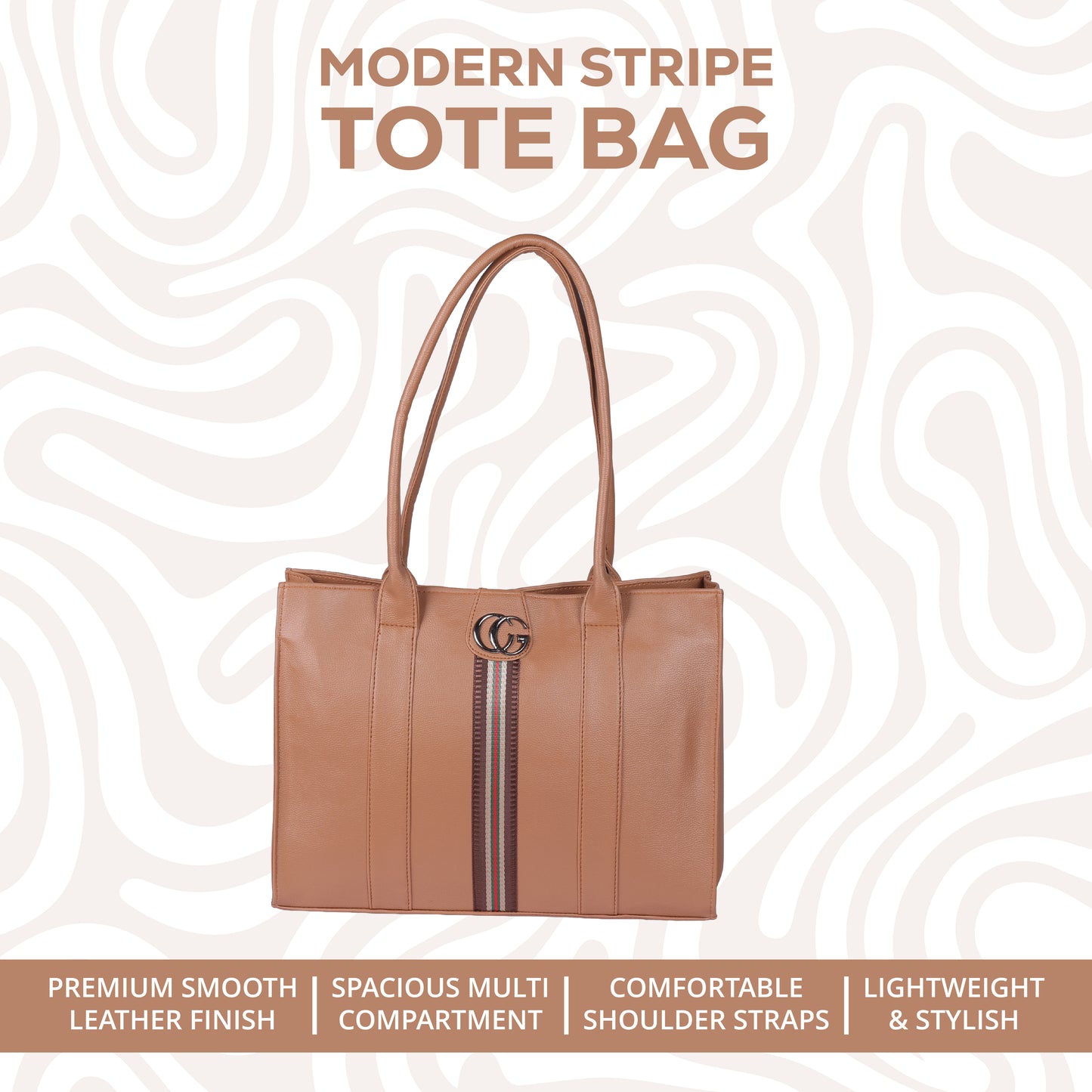 Modern Stripe Tote Bag