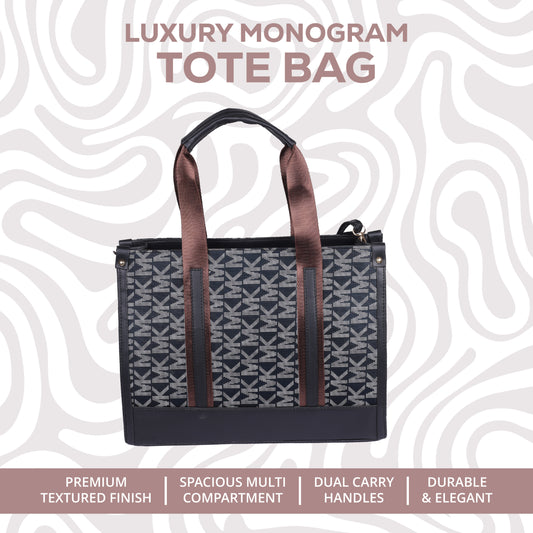 Luxury Monogram Tote Bag